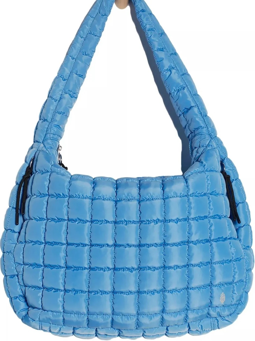 Free People Movement Quilted Carryall - Denim Blue NWT
